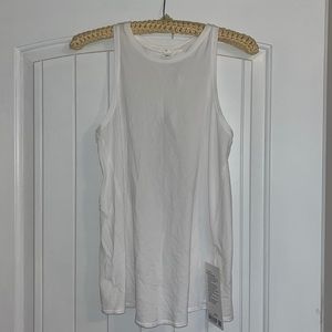 Lululemon, white, all tied up tank. NWT